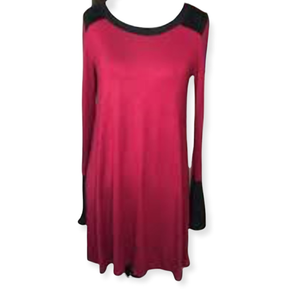 Mon Ami long sleeve mini dress tunic size Medium